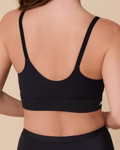 Harper Wilde Bliss Nursing Bralette, Maternity Bra for Women - color: Black, size: Large
