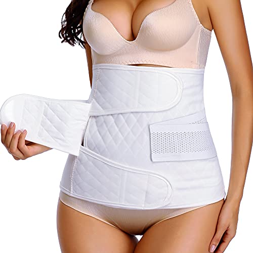 Post Belly Band Postpartum Recovery Belt Girdle Belly Binder, Cotton - size: X-Large