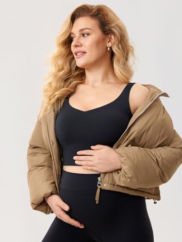 MOMANDA Longline Sports Nursing Bras - color: Black, size: X-Small