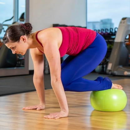 OPTP Soft Movement Ball – Green Inflatable Exercise and Pilates Ball, 12"