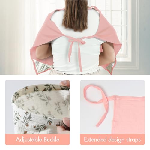 ANYEDDE 2-Pack Nursing Covers for Breastfeeding - Privacy Nursing Cover - color: D Pink & Bunny