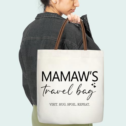 Canvas Tote Bag For Women - color: Mamaw's