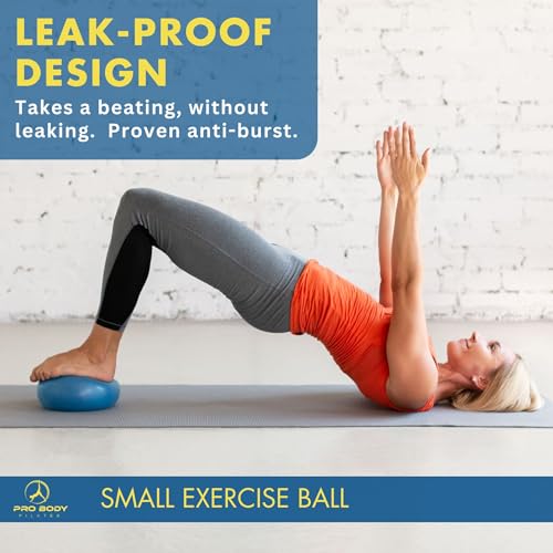 ProBody Pilates Ball Small — 9 Inch Small Yoga Ball - color: Indigo
