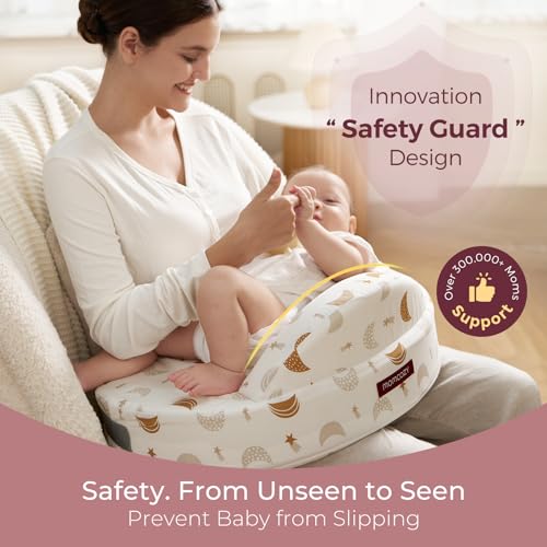 Momcozy Cozylite Nursing Pillow for Breastfeeding - Supportive Memory Foam - color: Starry Night