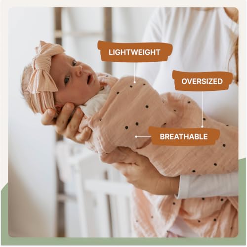 Parker Baby Co. Soft Muslin Baby Swaddle Blankets, 3 Pack - Butterfly Set - color: Butterfly