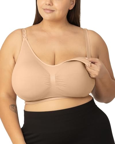 Kindred Bravely Simply Sublime Nursing Bra, Wireless Maternity Bra - color: Beige, size: 3X