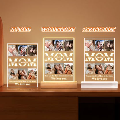 Custom Picture Frames, Personalized Gifts for Mom from Daughter Son - color: Style-06-Mom
