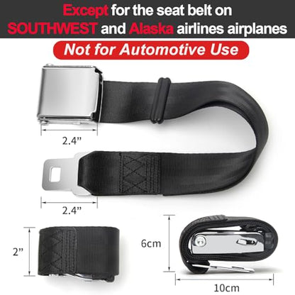 Coolrunner Air Travel Seat Belt Extender Strap for Comfort
