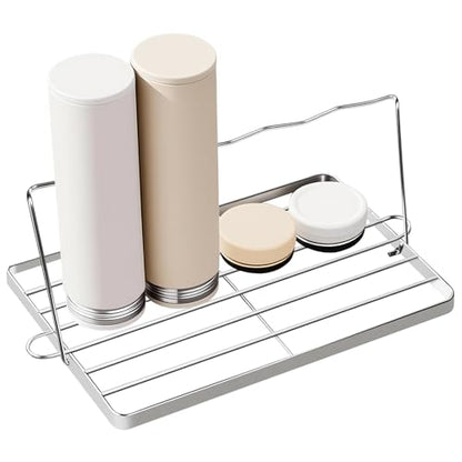 Folding Water Bottle Drying Rack,Folds Flat for Easy Storage,Space-Saving Draining Board Organizer,Made from 304 Stainless Steel