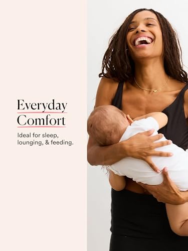 HATCH The Dream Feed Nursing & Sleep Bra - color: Black, size: Medium