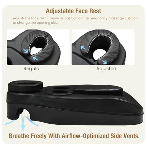 Vekkia Pregnancy Massage Cushion & Headrest - Release Lower Back Pain