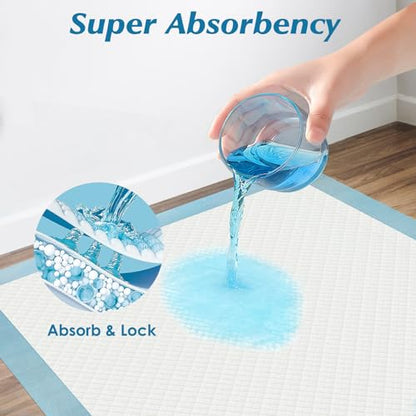 50 Count 36” x 36” Super Absorbency Disposable Underpads - size: 50 Count 36" x 36"
