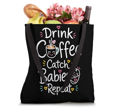 Midwife Labor Delivery Night Shift Birth Doula Tote Bag