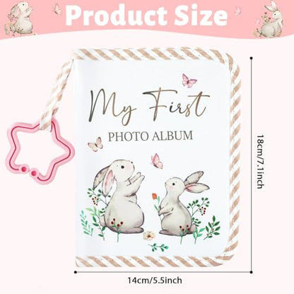 ZOIIWA Baby's My First Family Album Soft Photo Cloth Book (Rabbit) - style: Rabbit