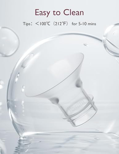 Momcozy S9Pro/S12Pro Replacement Accessories, Insert 15/17/19/21mm, 4 PCS - size: Flange Insert 15/17/19/21mm (4-Pack)