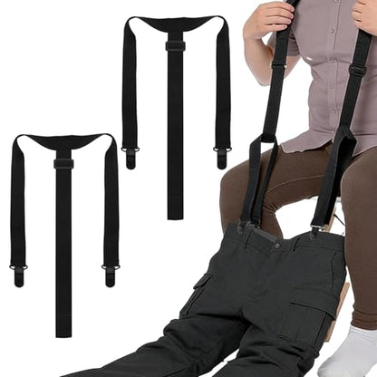 2 Pcs Adjustable Clip & Pull Dressing Aid Pants Wearing Assist Tool Device, Mobility Assist Tool for Pants, Pants Helper for Elderly, Disabled & Pregnant Women