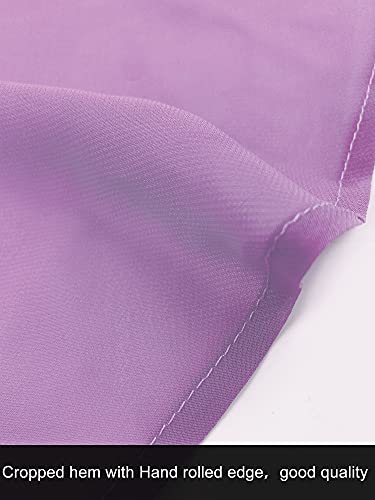 Moss Rose Women's Beach Kimono Coverup Sheer Chiffon Open Front Cover Ups - color: Pale Violet