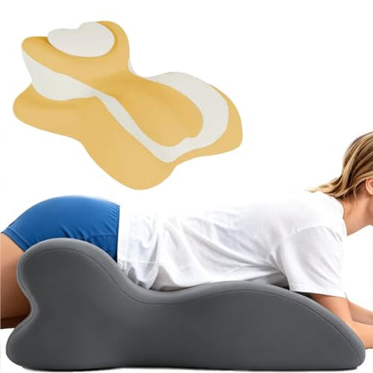 Intimacy Positioning Wedge for Couples – Memory Foam Hip Lift Cushion - color: Yellow