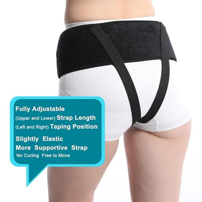 Pelvic Support Belt Uterus Support Belt Women's Brace for Treating Dropped Bladder, Uterine Prolapse, Vulvar Varicosities, Postpartum and Symphysis Pubis Dysfunction - size: Large