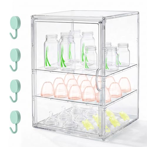 Baby Bottle Organizer, 3 Tier Bottle Storage Organizer Baby - color: 3 Tier