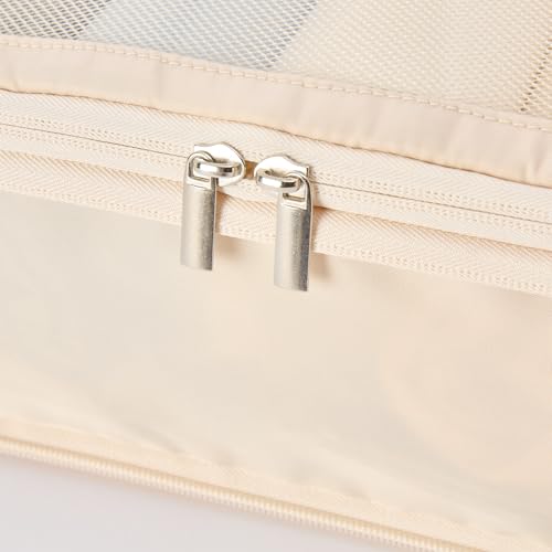 Vandel Space-Saving Compression Packing Cubes for Women 4-Pack Compressible - color: 3. Sand, size: 4 Pack (Compression)