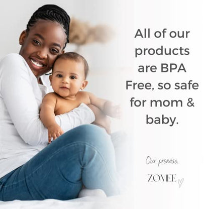 Zomee 8oz Breast Milk Storage Bags 200ct, Leakproof, BPA-Free, Freezer Safe - size: Pack of 200