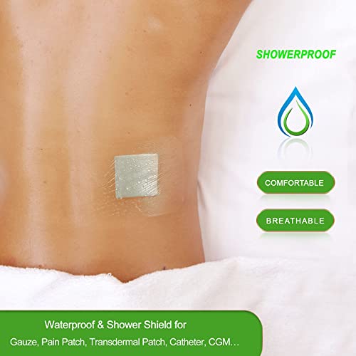 NeuHeils Transparent Film Dressing Large 4x4.75 Inch, 50 Pack, Waterproof - size: 4" x 4 3/4"