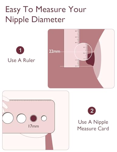 Momcozy Flange Insert 17mm for Momcozy V1 Pro/V2 Pro Breast Pump,4PCS - size: 4pcs-17mm Flange Insert
