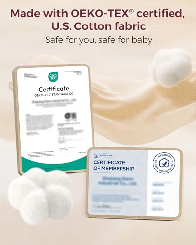 Momcozy U.S. Cotton Nursing Bras for Breastfeeding Seamless Maternity Bra - color: Warm Oatmeal, size: Medium