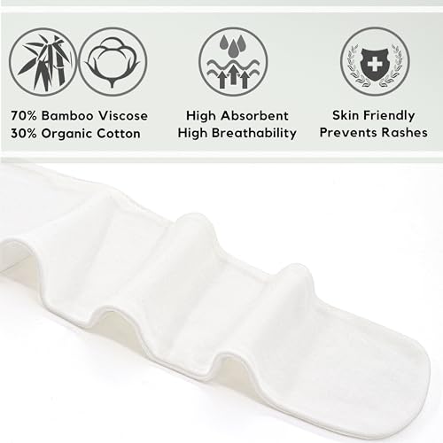 KimYoung Under Breast Sweat Pads 3PCS 100% Cotton Bra Liner Reusable - size: Large
