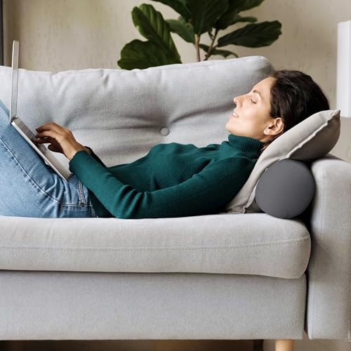 Utopia Bedding Bolster Pillow Inserts, 6x16 Neck roll Pillow, 2 Pack, Grey - color: Grey, size: 6x16 Inch (Pack of 2)