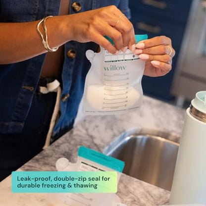 Willow 8oz Breast Milk Storage Bags - SmartStash Tracking - 100 Count