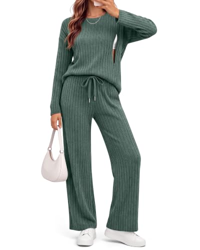 Huukeay 2 Piece Nursing Breastfeeding Set - color: Gray Green, size: XX-Large