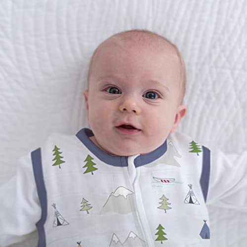 Amazing Baby Muslin Sleeping Sack - color: Outdoor Adventure, size: Small (0-6 Month)