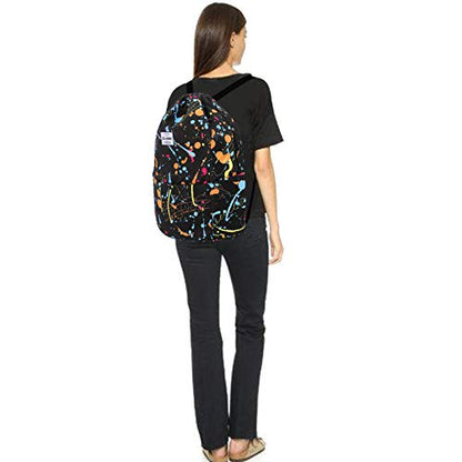 XEYOU Drawstring Backpack Bag Sport Gym Sackpack Beach Cinch Bag - color: Color Graffiti Pattern