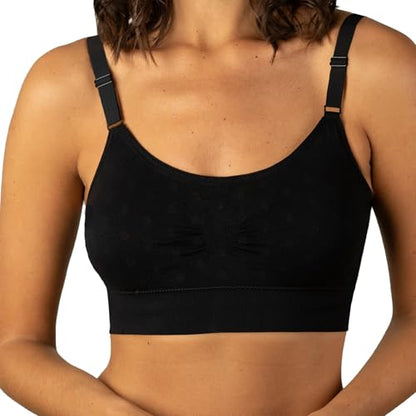 Coobie Seamless Scoopneck Bra - color: Black, size: One Size