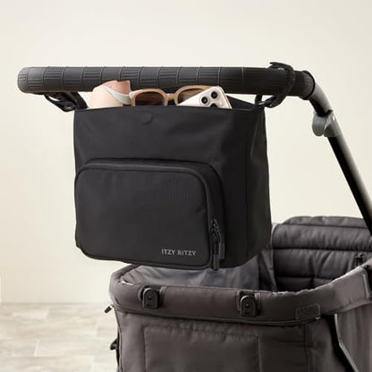 Itzy Ritzy Belong Cargo Caddy Stroller Organizer & Crossbody Bag (Black) - color: Black