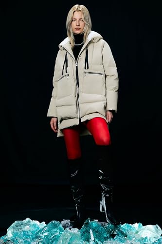 Orolay Women's Thickened Down Jacket - color: Beige, size: X-Small