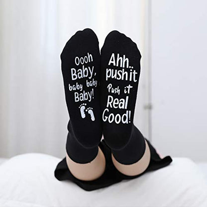 Delivery Non-Skid Labor and Delivery Push Socks - Shower Gift