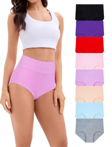 Womens Cotton Underwear Briefs Multipack - color: Brief 04 - 8 Pack - Assorted Colors, size: Large