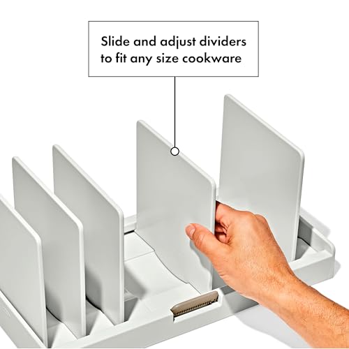 OXO Good Grips Adjustable Cookware Organizer - style: Adjustable Cookware Organizer