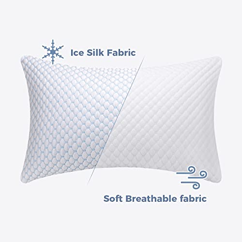 OSBED Shredded Memory Foam Pillows Standard Size Pack of 4 - size: Standard (Pack of 4)