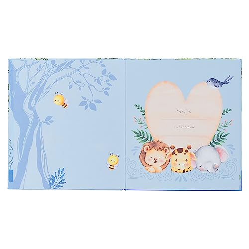 With Love My First Year A Memory Book for Baby Boys Blue Keepsake Photo Book