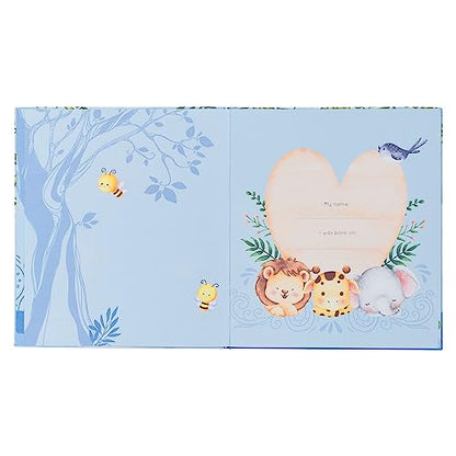 With Love My First Year A Memory Book for Baby Boys Blue Keepsake Photo Book