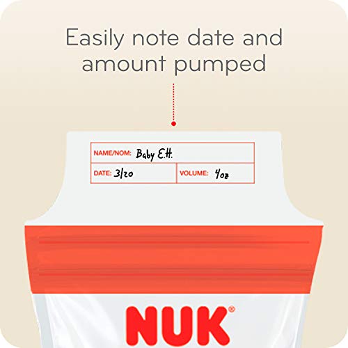 NUK Simply Natural Seal n' Go Breast Milk Bags