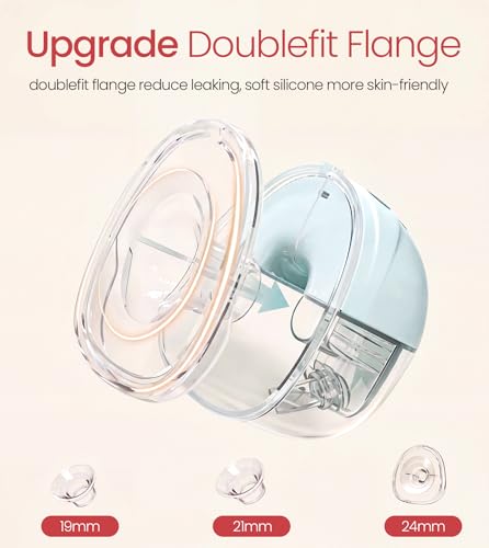NCVI Wearable Breast Pump, Discreet & Wireless for Mom Working or Outsides - color: Upgrade-green.