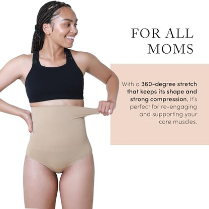 Ingrid & Isabel Basics - Postpartum Compression Underwear for Recovery - color: Nude, size: Small