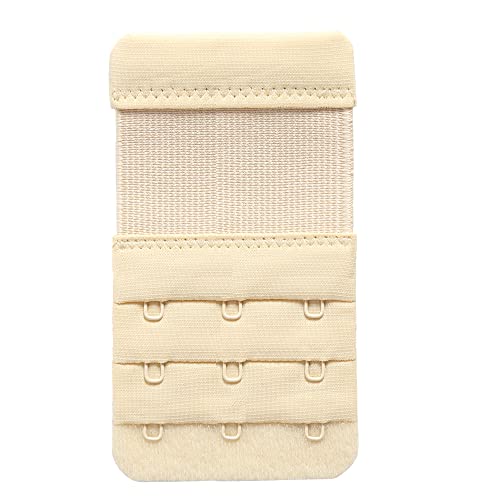 Women's Bra Extender 3 Hook / 2 Hook Bra Extension Strap Soft and Comfortable - color: 4pcs, 3 Hook 3/4 Inch Spacing