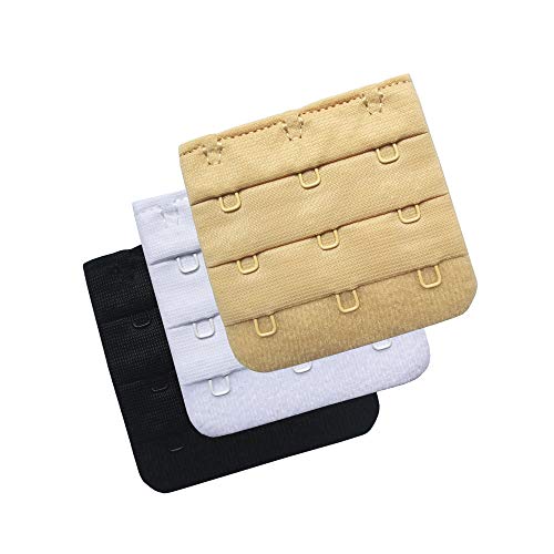 Bra Band Extender 2 Hook /3 Hook /4 Hook Bra Strap Extensions Breathing Room - 3 Pcs - color: 3 Hook