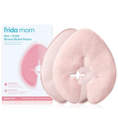 Frida Mom Breast Therapy Packs, Cold & Hot Pack for Pain Relief, 2pk - size: 2 Count (Pack of 1)